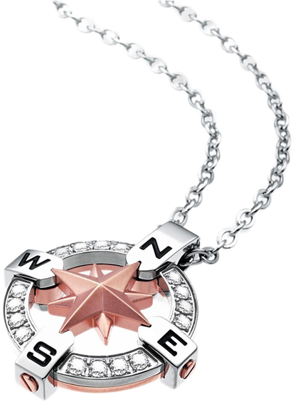 Collier Zancan Homme Hi Teck in Acier EHC015-2 - EHC015-2